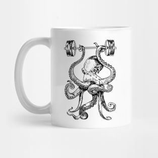 SEEMBO Octopus Weight Lifting Barbell Fitness Gym Workout Mug